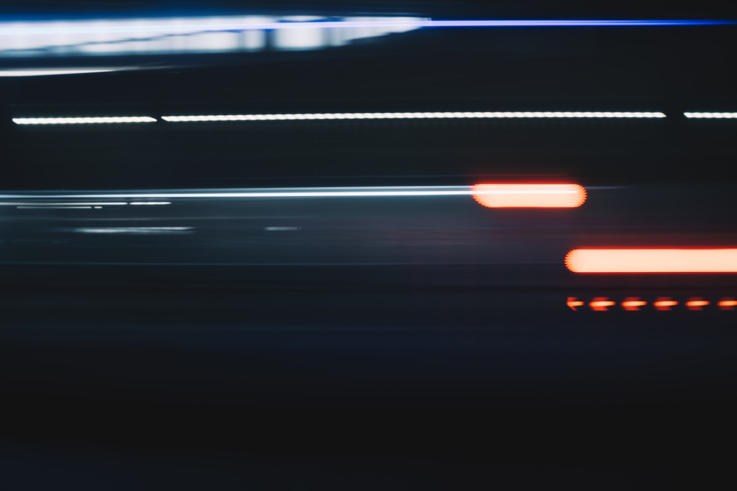 サンライズの車内から